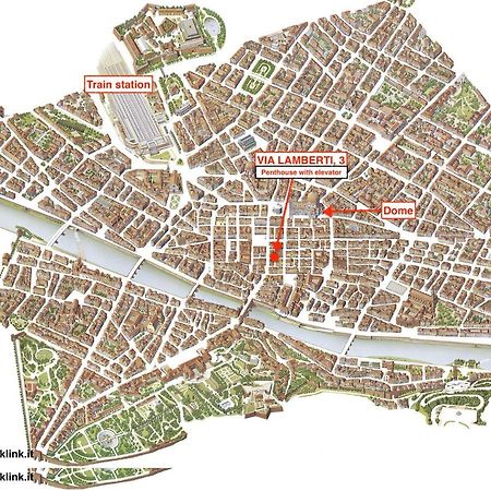 Florence Charming Apartments: Historic Attic in City Center Exterior photo